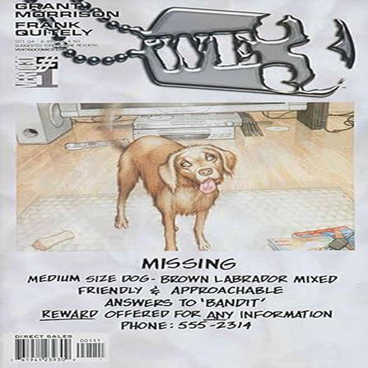 WE3 1 (Mature) (2004) DC Vertigo Comics