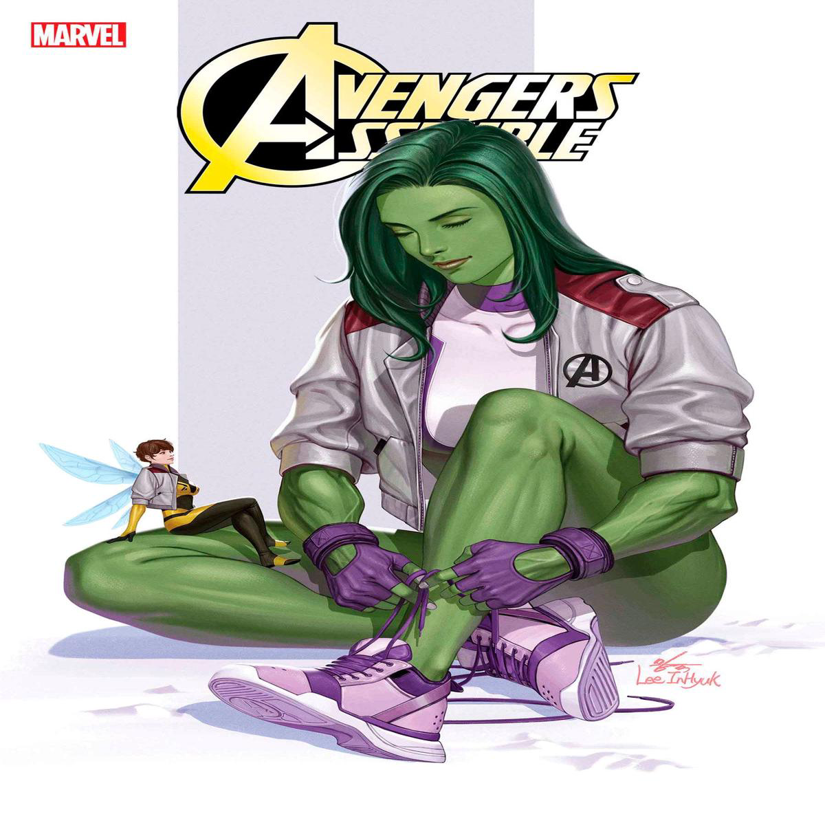 Avengers Assemble 3 Inhyuk Lee Avengers Jacket Variant Vol 3 (2024) Marvel Comics