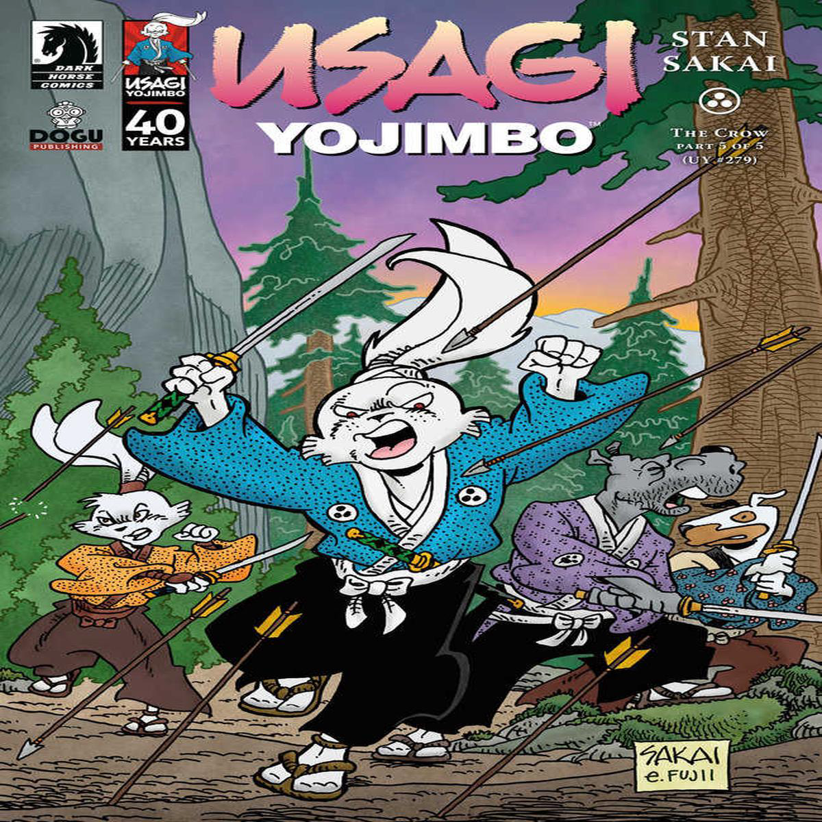 Usagi Yojimbo Crow 5 Cover A Sakai (2024)