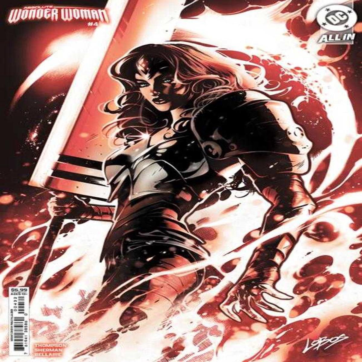Absolute Wonder Woman 4 Cvr F 1st Print Pablo Villalobos Card Stock Variant (2025) DC Comics