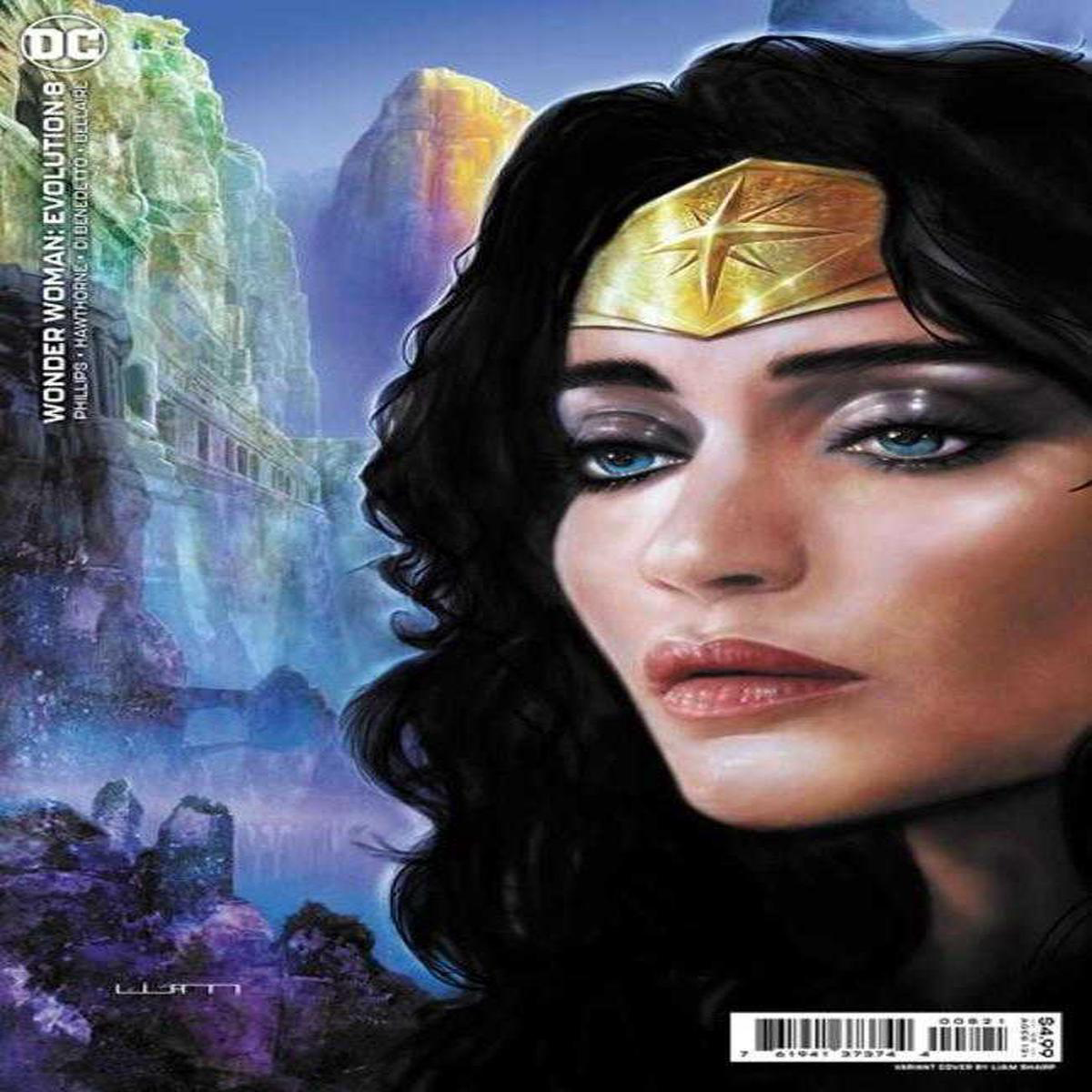 Wonder Woman Evolution 8 (Of 8) Cover B Liam Sharp Card Stock Variant