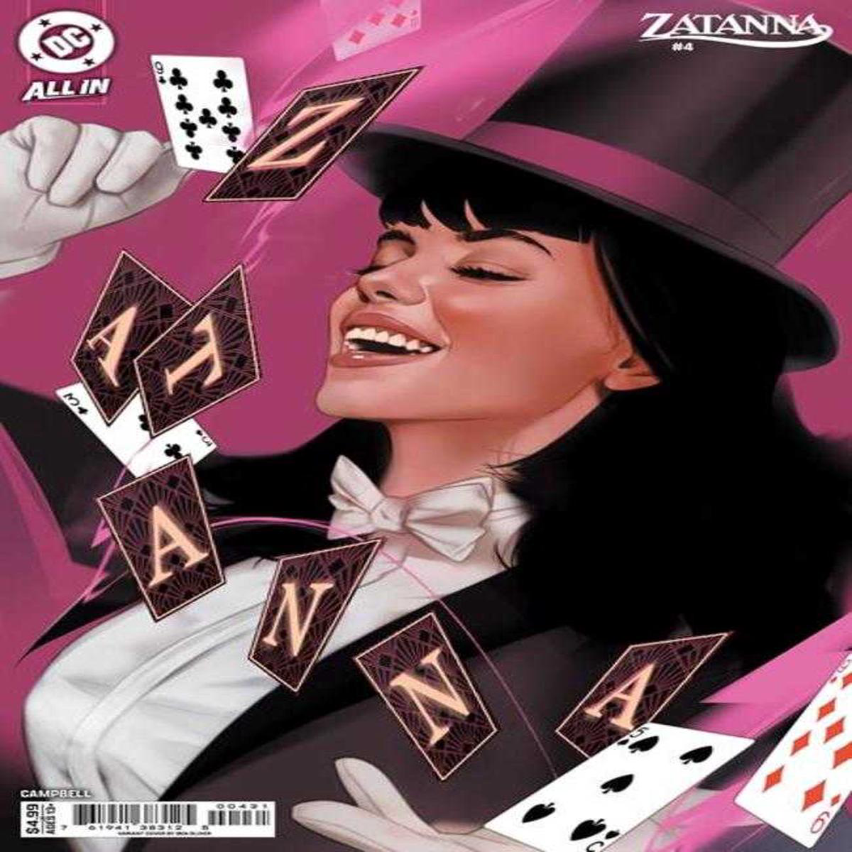 Zatanna 4 (Of 6) Cover B Ben Oliver Card Stock Variant Vol 3 (2025) DC Comics
