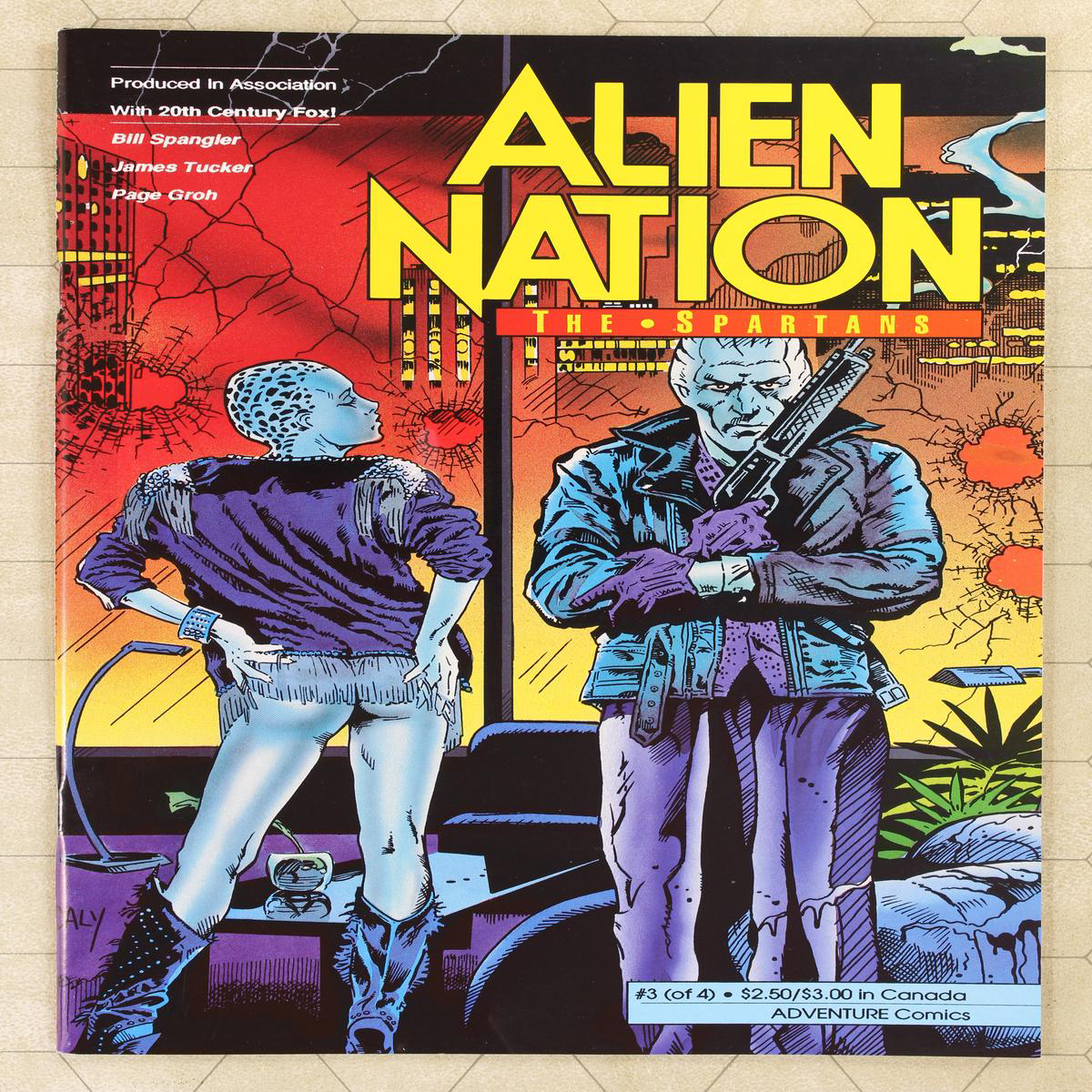 ALIEN NATION 8211 the SPARTANS 3 (1990) Adventure Publications Comics