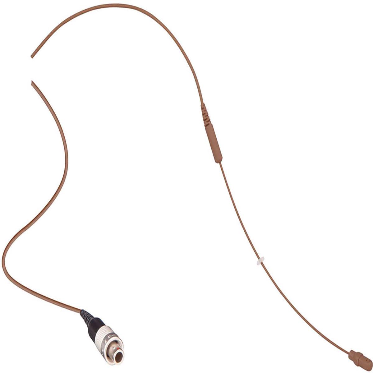 Shure RPMDH5CO-LM3 Boom Arm and Cable Assembly for DH5 Headset Microphone - LEMO3 Connector - Cocoa
