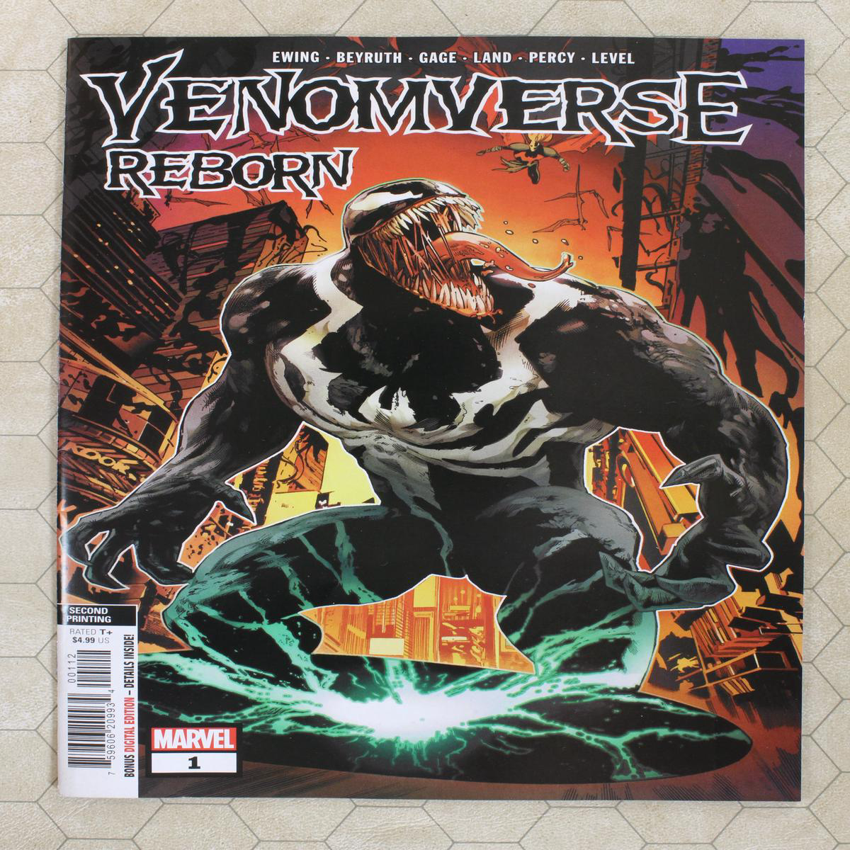 Venomverse Reborn 1 Greg Land 2nd printing variant (2024) Marvel Comics