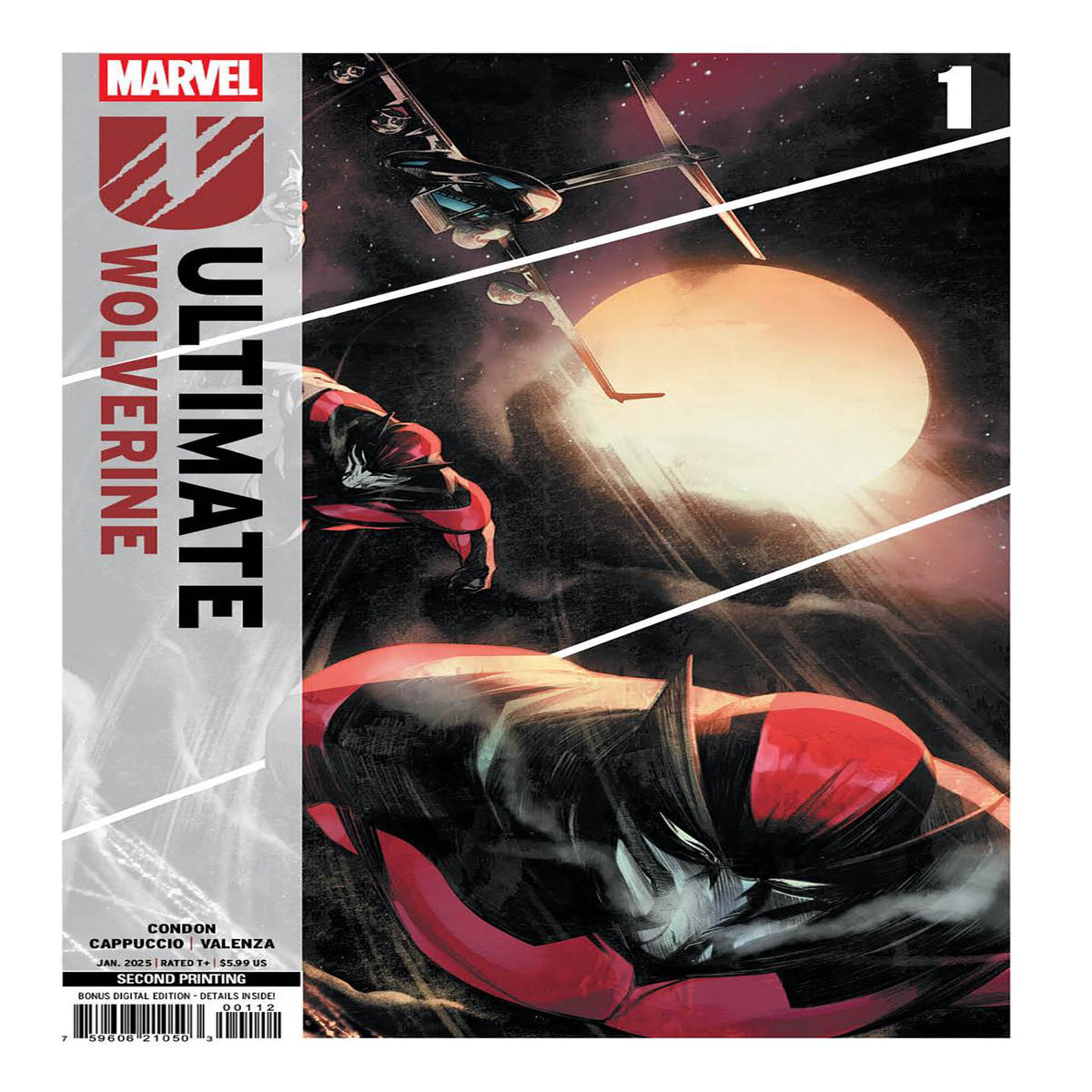 Ultimate Wolverine 1 Alessandro Cappuccio 2nd Print Variant (2025) Marvel Comics