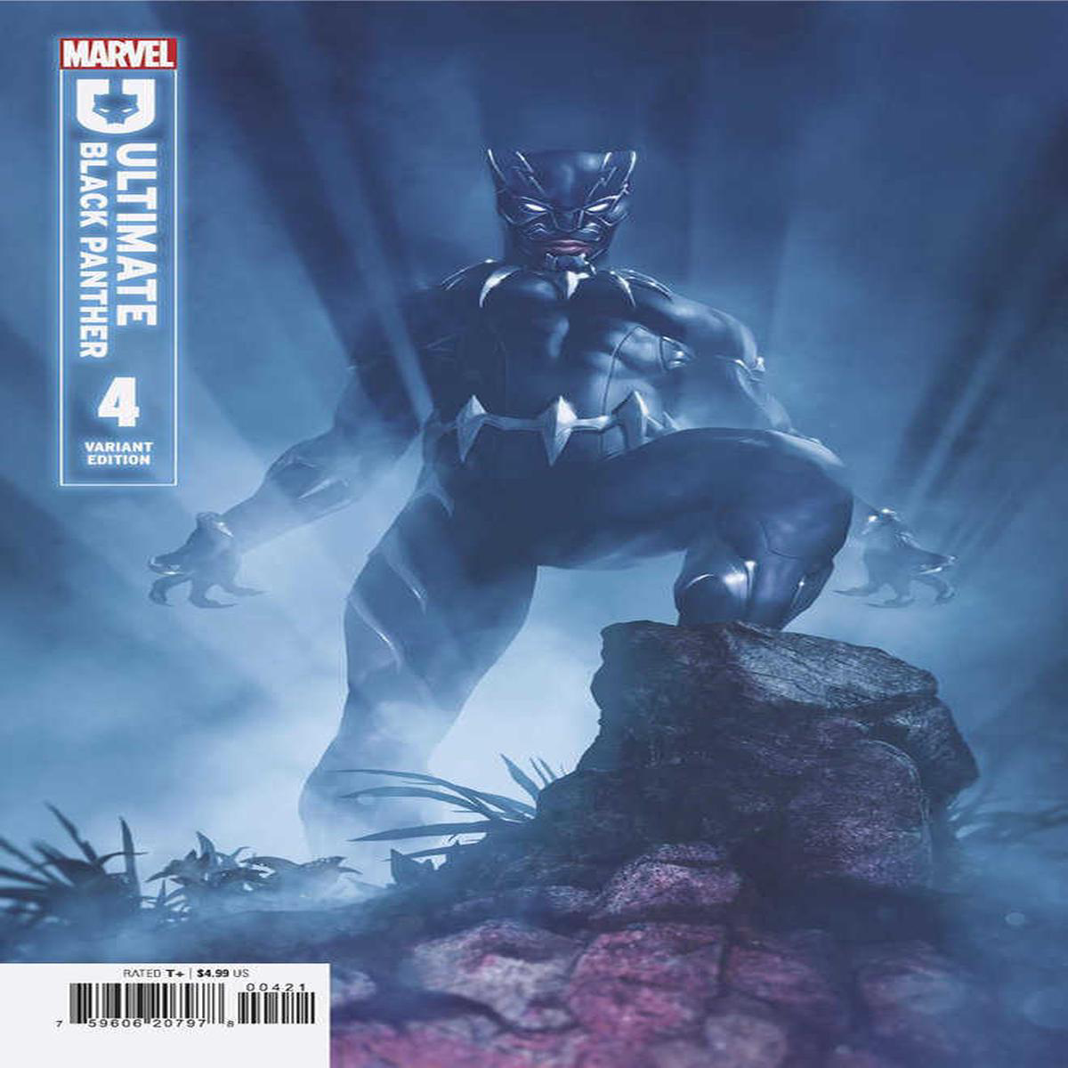 Ultimate Black Panther 4 Rahzzah Variant (2024) Marvel Comics