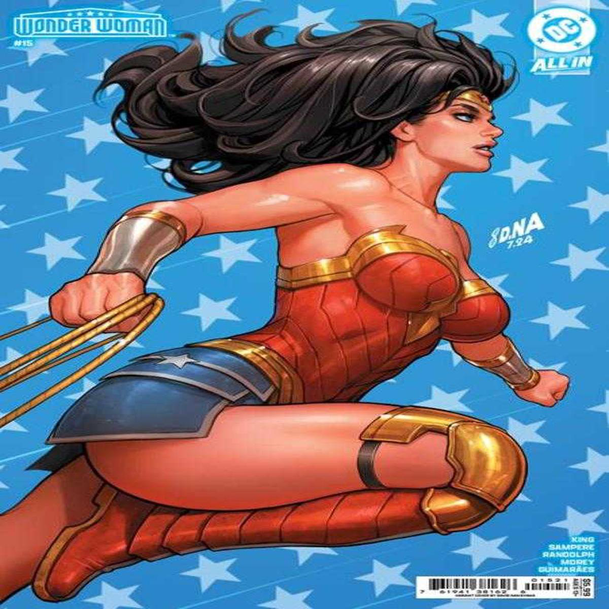 Wonder Woman 15 Cover B David Nakayama Card Stock Variant Vol 6 (2024) DC Comics