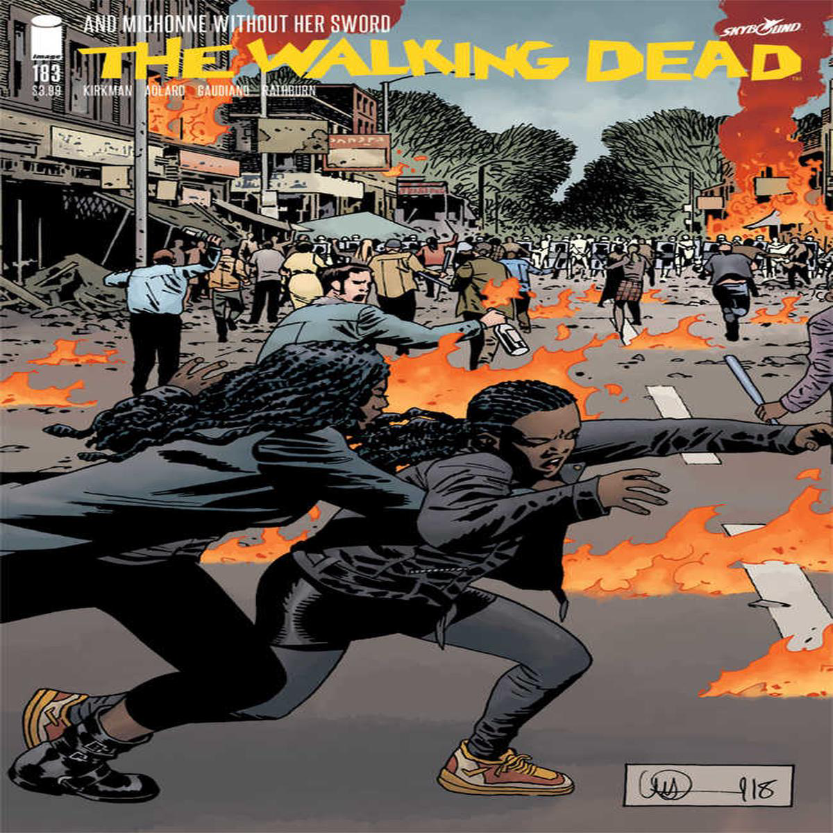 Walking Dead 183 Cover A Adlard 038 Stewart (Mature) (2018) Image Comics