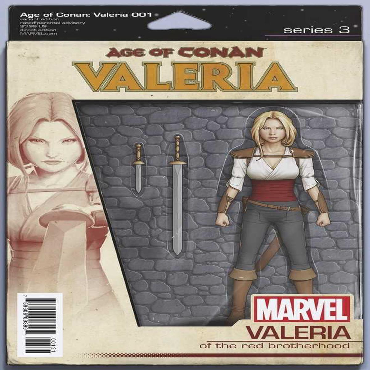 Age Of Conan Valeria 1 (Of 5) Christopher Action Figure Variant (2019) Marvel Comics