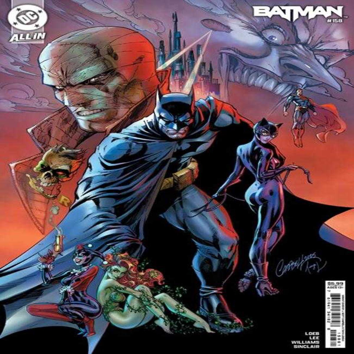 Batman 158 Cover D J Scott Campbell Card Stock Variant Vol 3 (2025) DC Comics