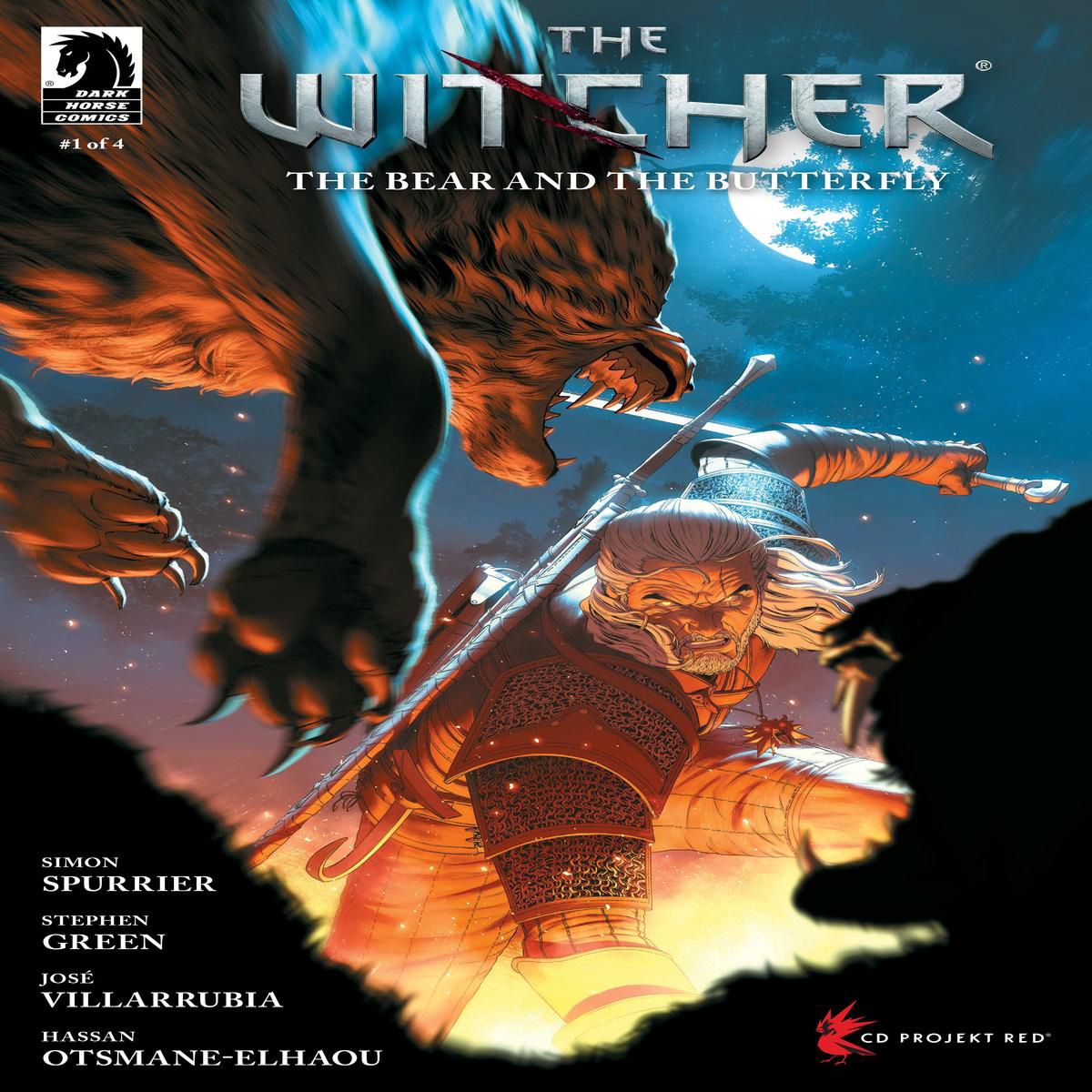 Witcher Bear 038 Butterfly 1 Cover B De Iulis