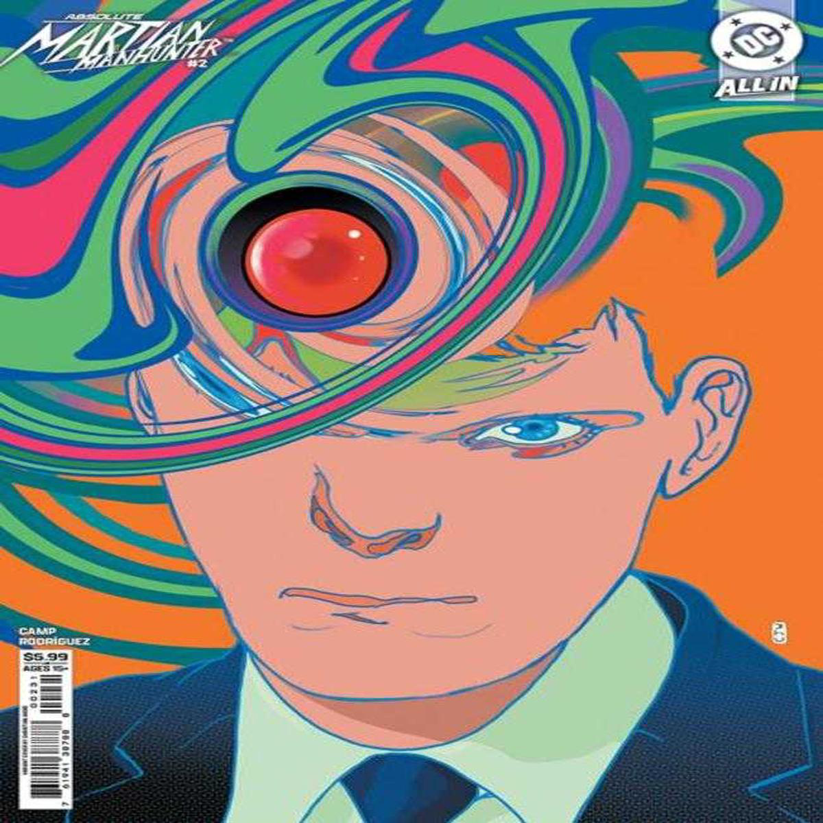 Absolute Martian Manhunter 2 (Of 6) Cover C Christian Ward Card Stock Variant