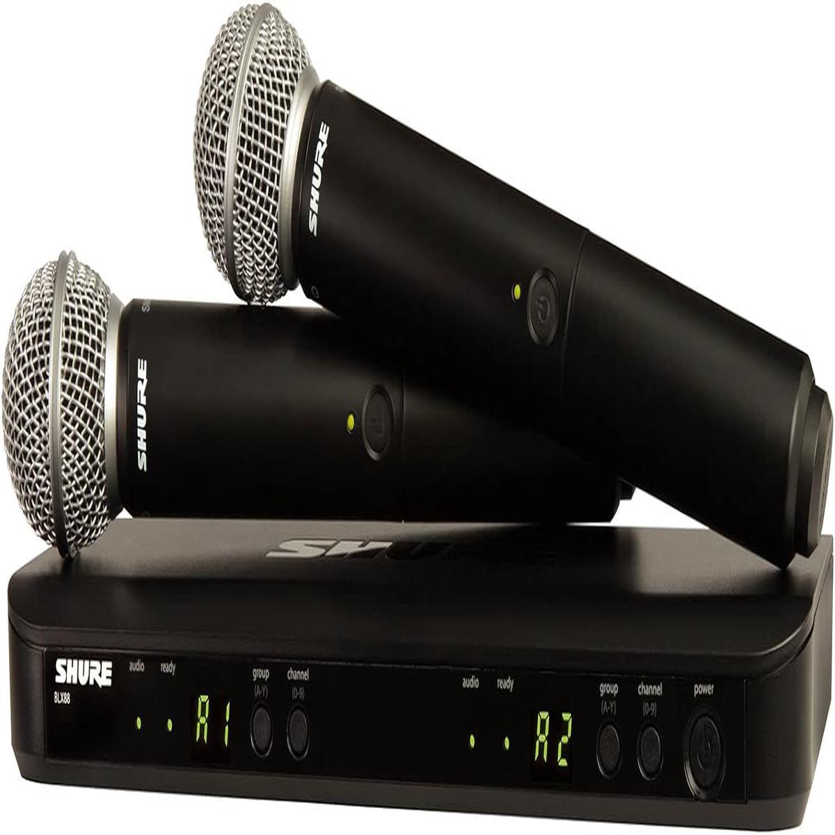 Shure BL Wireless Dual Vocal System with 2x SM58 - J11 Band