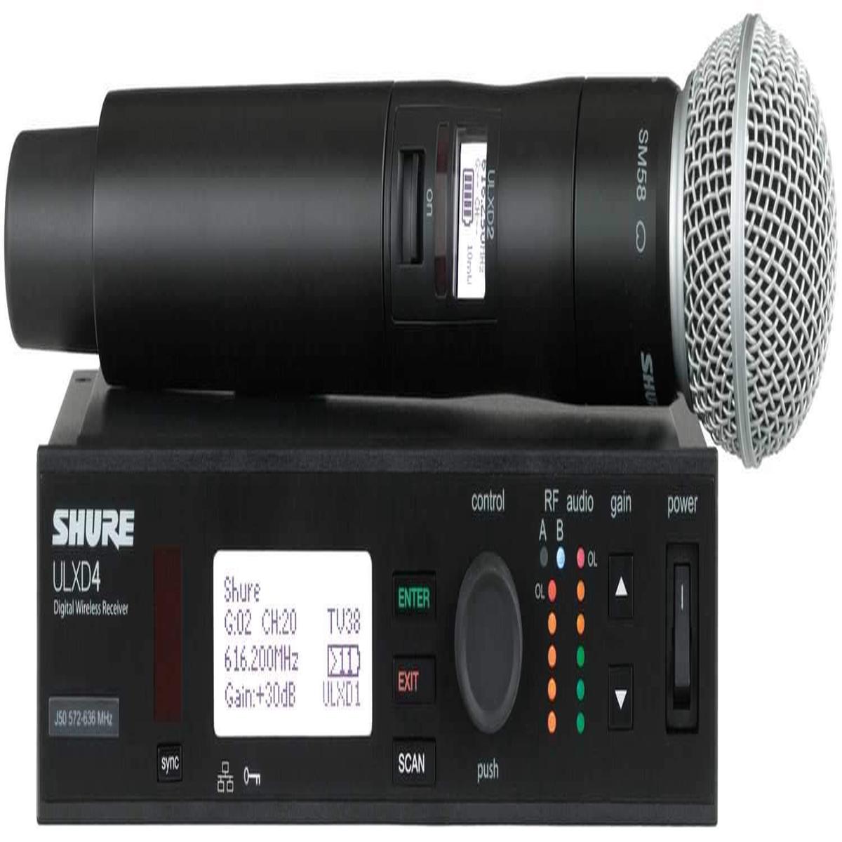 Shure ULXD24SM58 Digital Handheld System with SM58