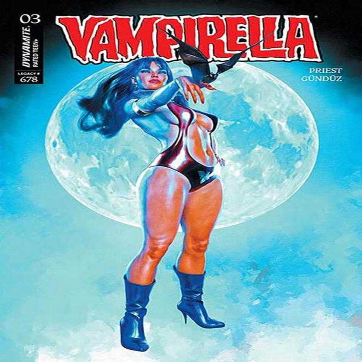 Vampirella (2025) 3 Cover V Mark Spears Moon Original Foc Bonus Variant Vol 8 (2025) Dynamite Entertainment Comics