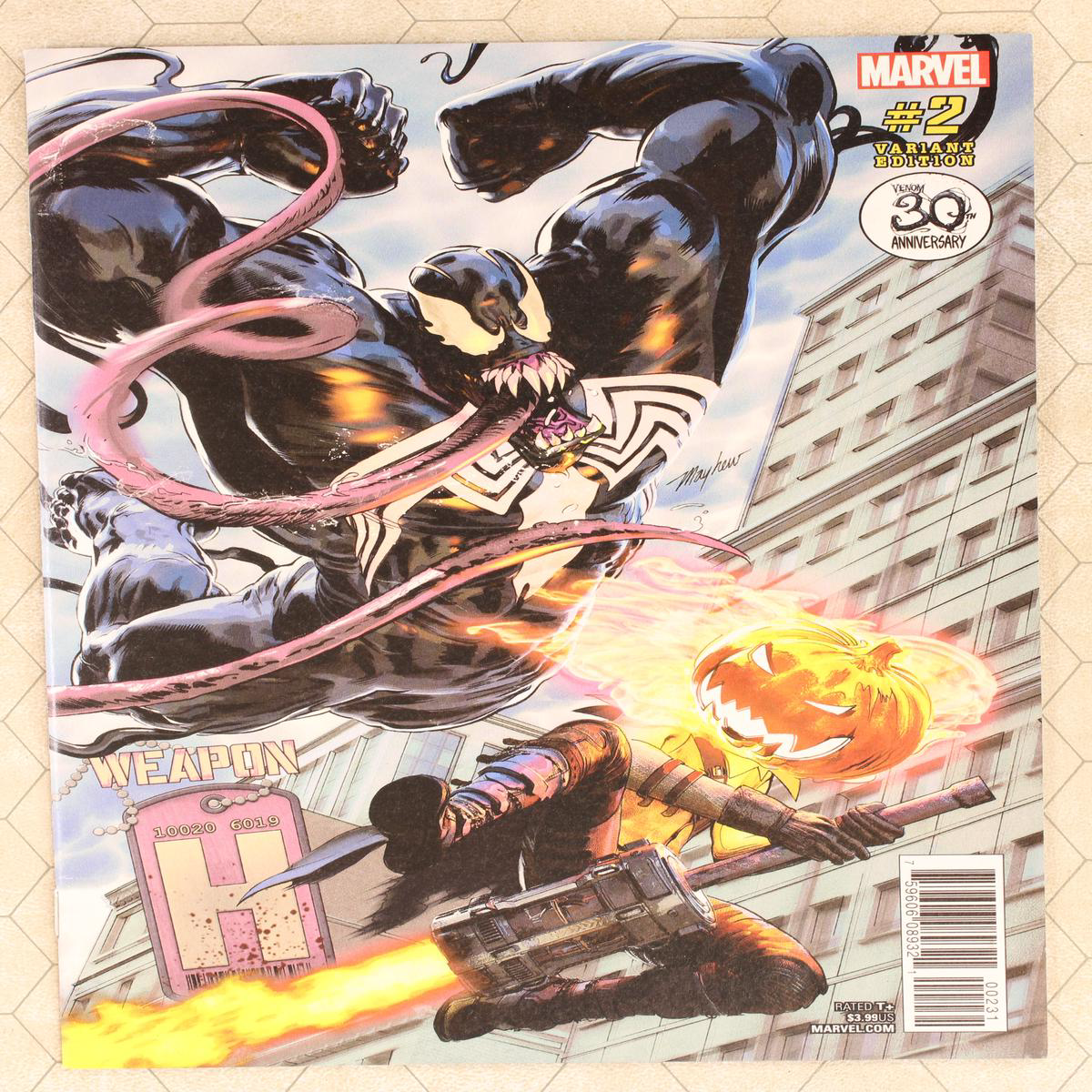 Weapon H 2 Venom 30th Anniversary Variant Cover (2018) Marvel Comics
