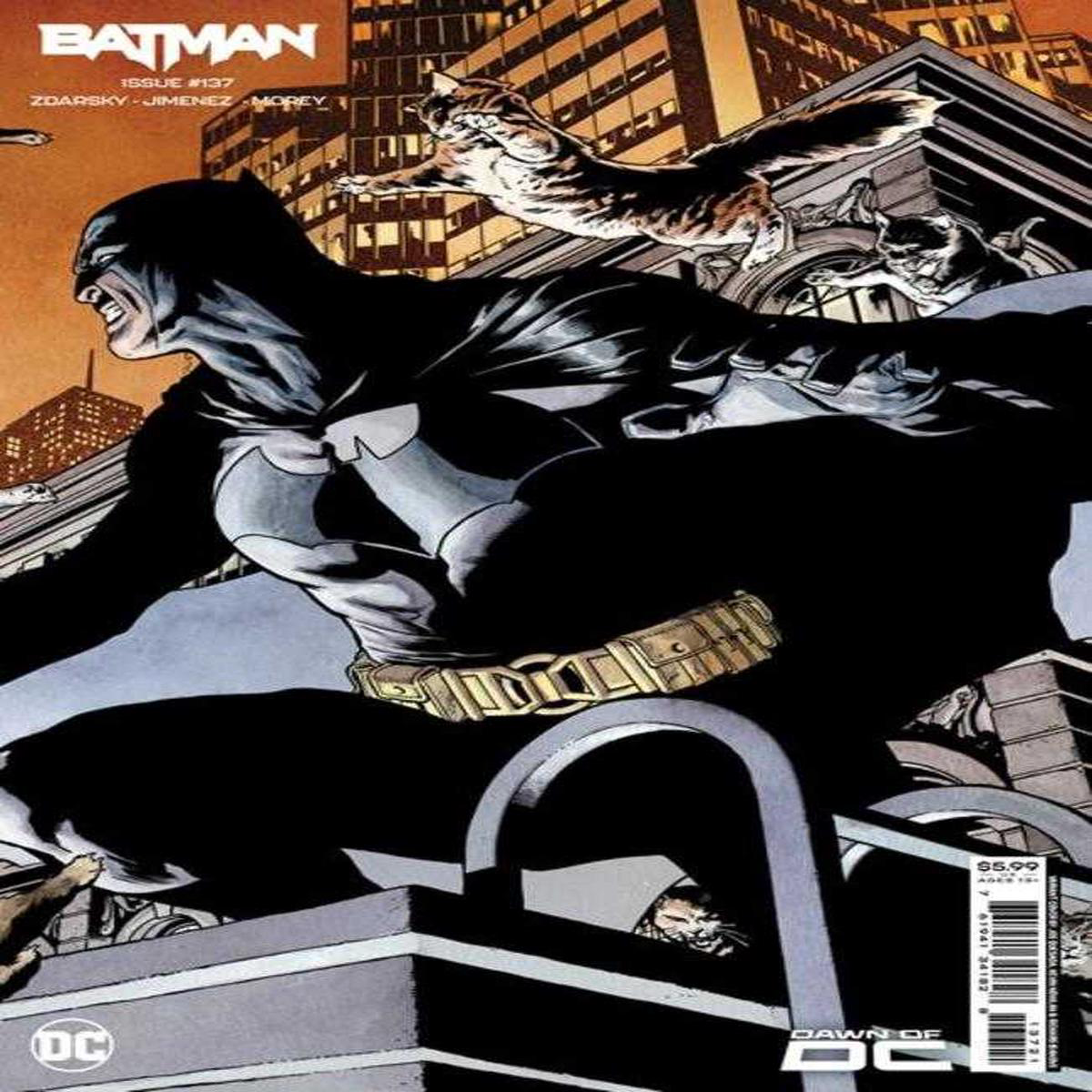 Batman 137 Cover B Joe Quesada Connecting Card Stock Variant (Batman Catwoman The Gotham War) Vol 3 (2023) DC Comics