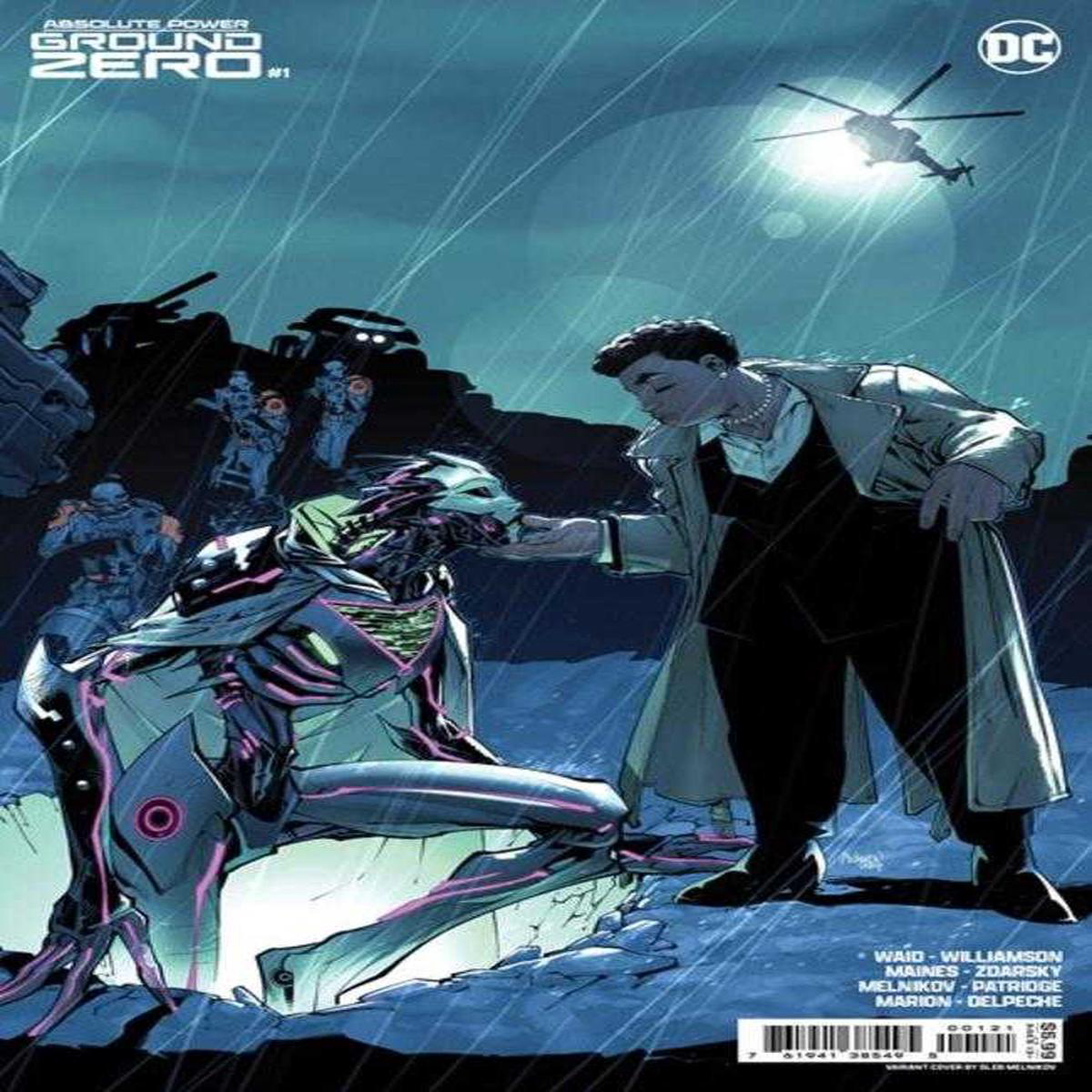 Absolute Power Ground Zero 1 (One Shot) Cover B Gleb Melnikov Card Stock Variant (2024) DC Comics