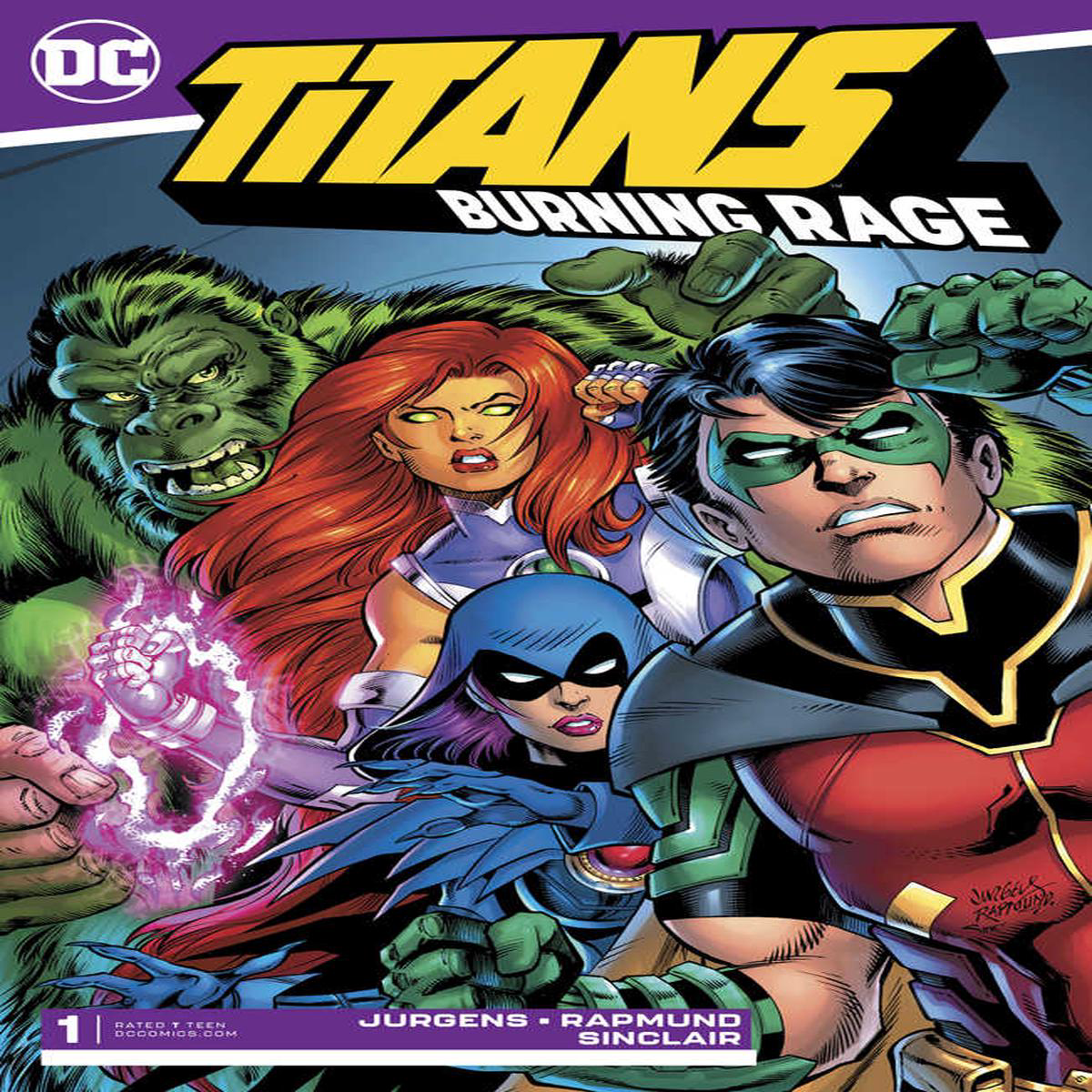 Titans Burning Rage 1 (Of 7) (2019) DC Comics