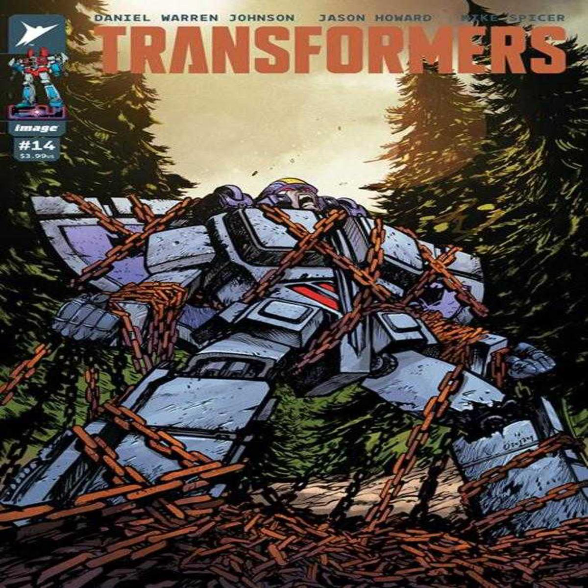 Transformers 14 Cover A Daniel Warren Johnson 038 Mike Spicer Image Vol 1 (2024)