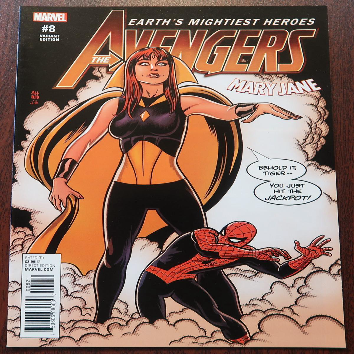 Avengers 8 Allred Mary Jane Variant Vol 7 (2017) Marvel Comics
