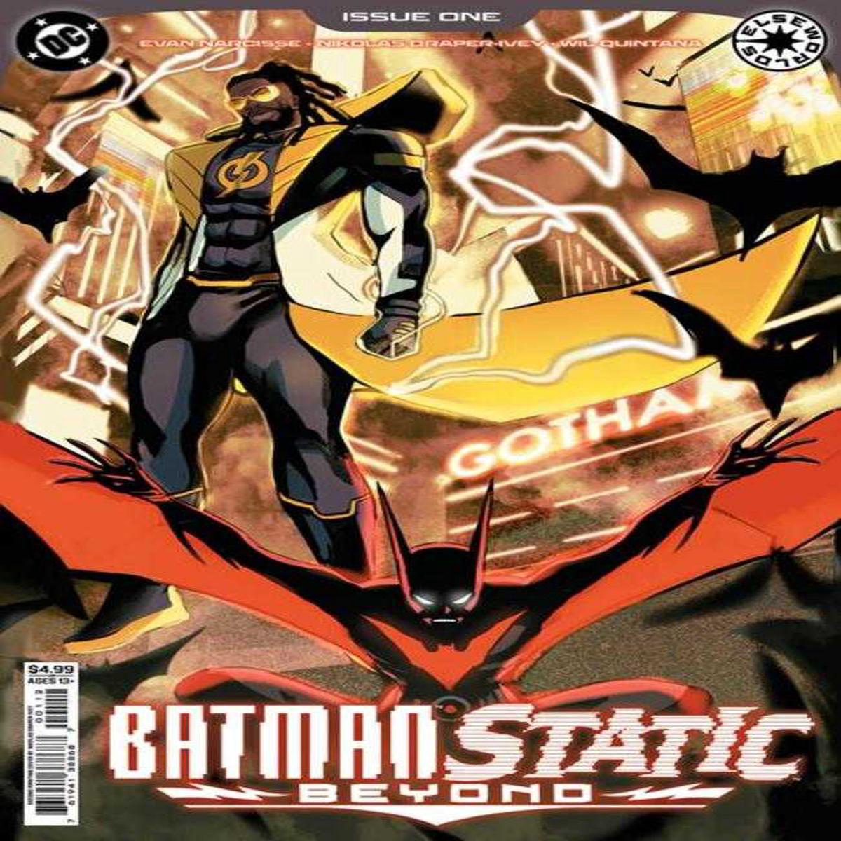 Batman Static Beyond 1 (Of 6) 2nd Print Cover A Nikolas Draper Ivey (2026) DC Comics