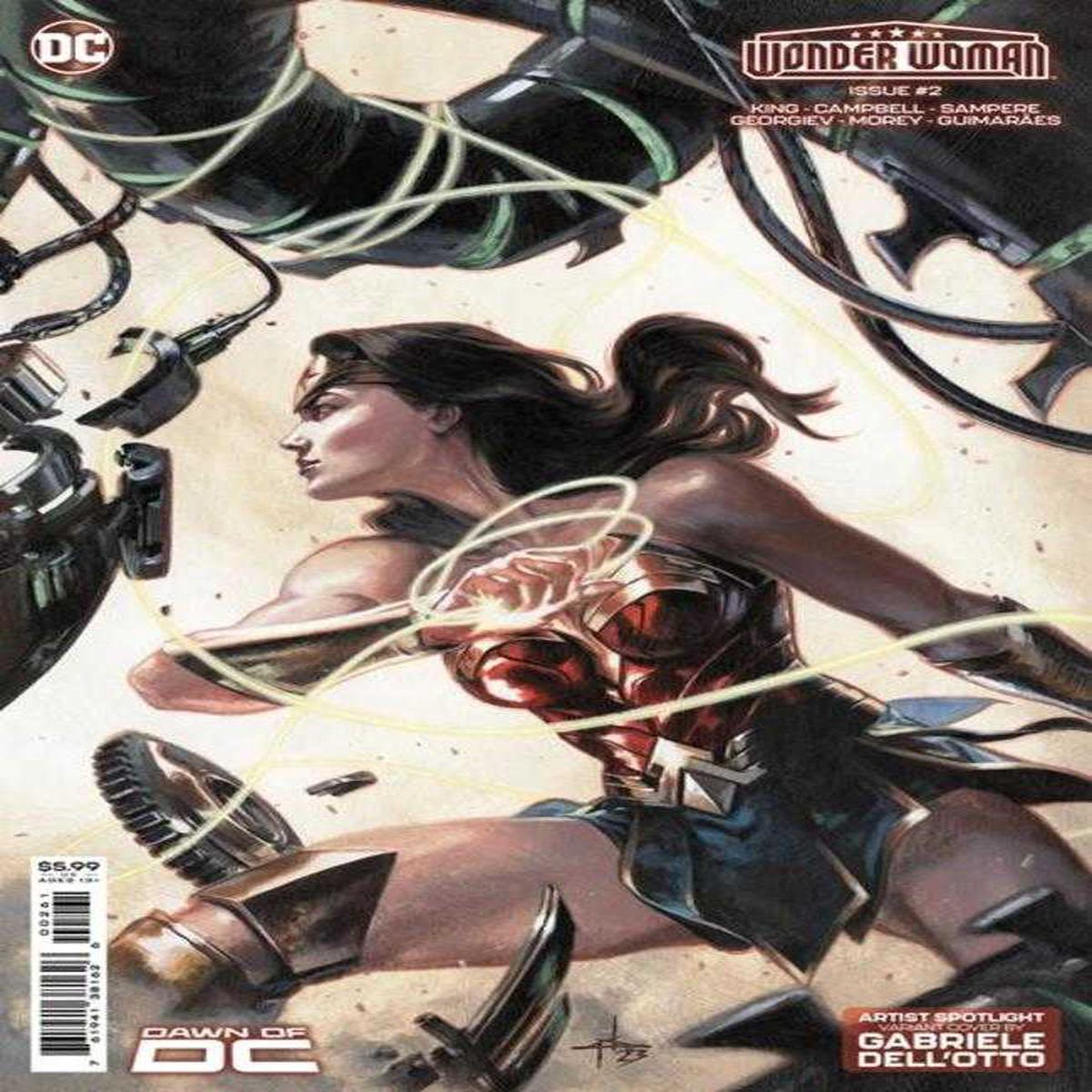 Wonder Woman 2 Cover D Gabriele Dell Otto Variant Vol 6 (2023) DC Comics