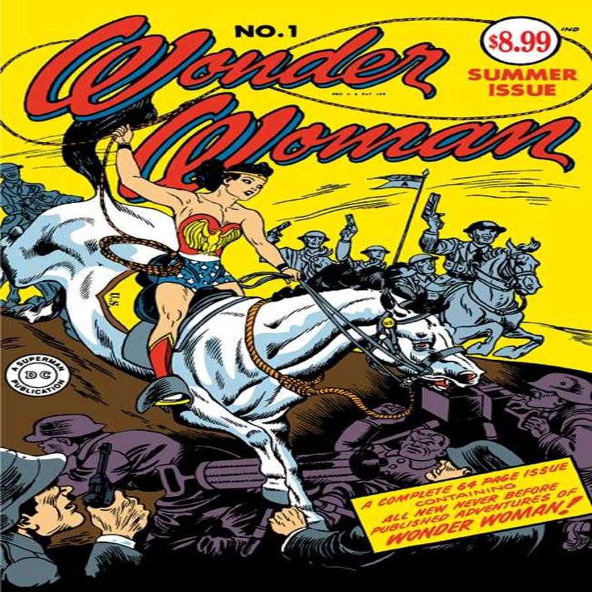 Wonder Woman 1 (1942) Facsimile Edition Cover B Harry G Peter Foil Variant (2023) DC Comics