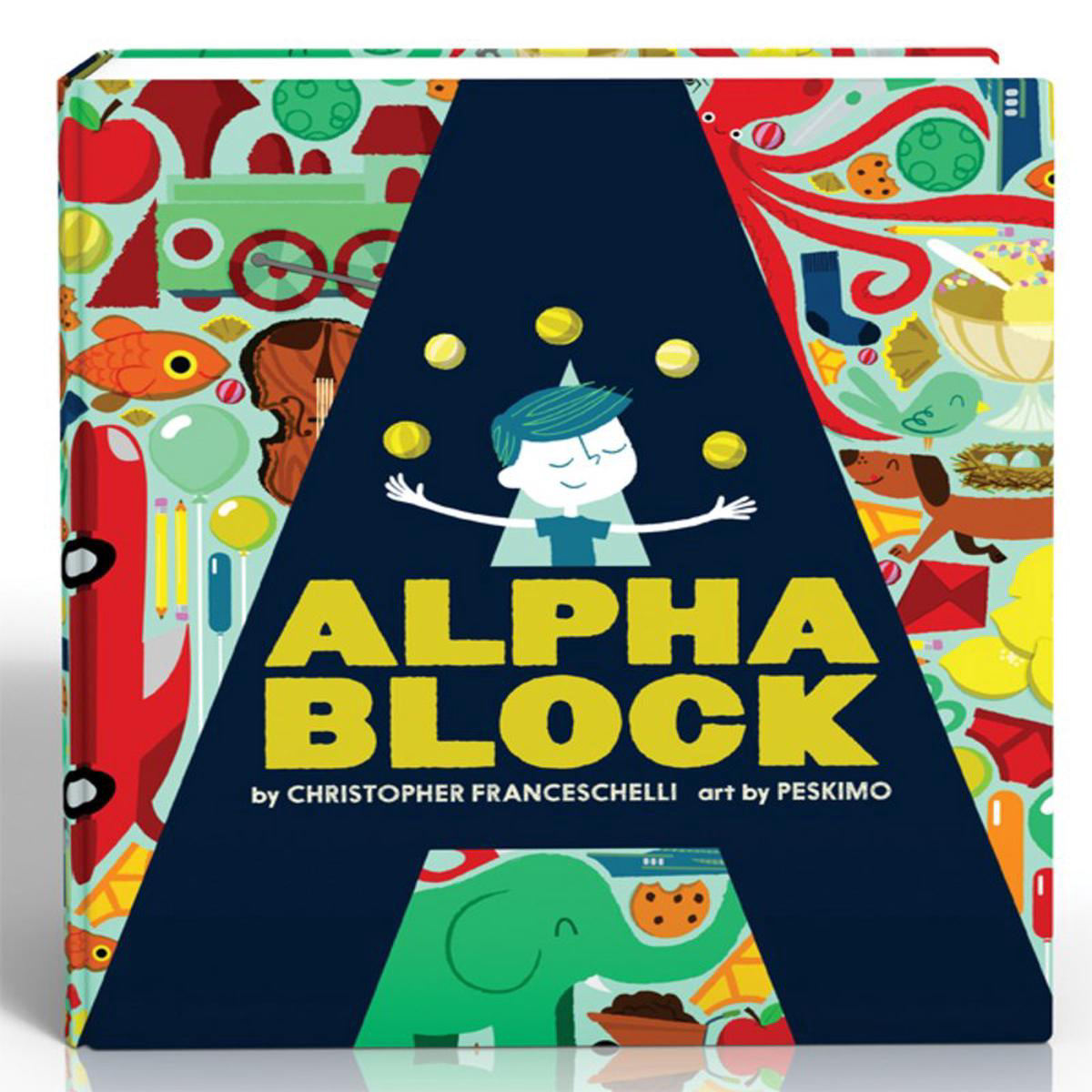 Alphablock (An Abrams Block Book) (Board Book)
