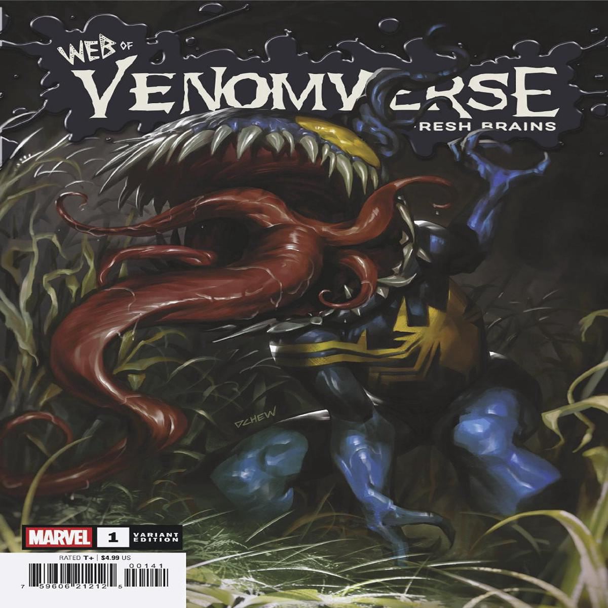 Web Of Venomverse Fresh Brains 1 Derrick Chew Variant (2025) Marvel Comics