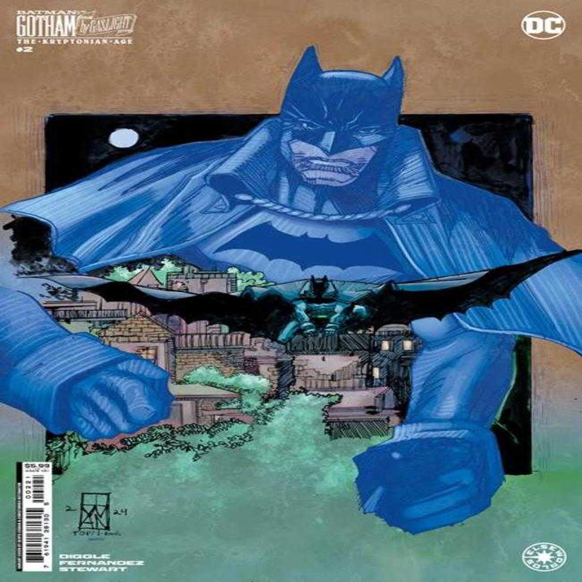 Batman Gotham By Gaslight The Kryptonian Age 2 (Of 12) Cover C Denys Cowan Card Stock Variant (2024) DC Comics