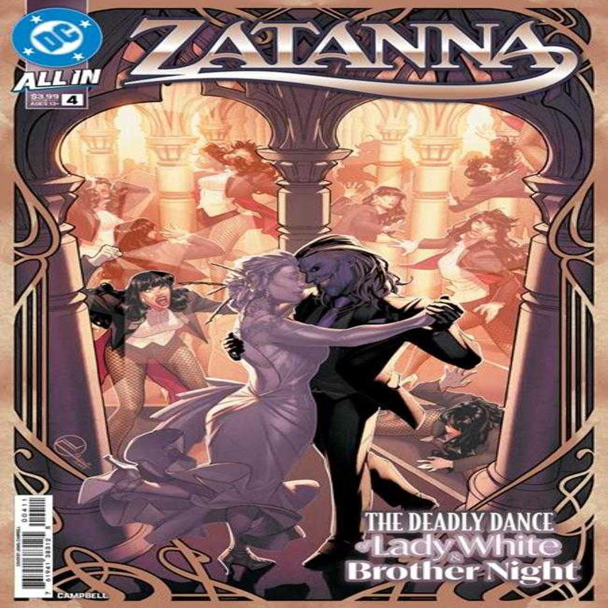 Zatanna 4 (Of 6) Cover A Jamal Campbell Vol 3 (2025) DC Comics