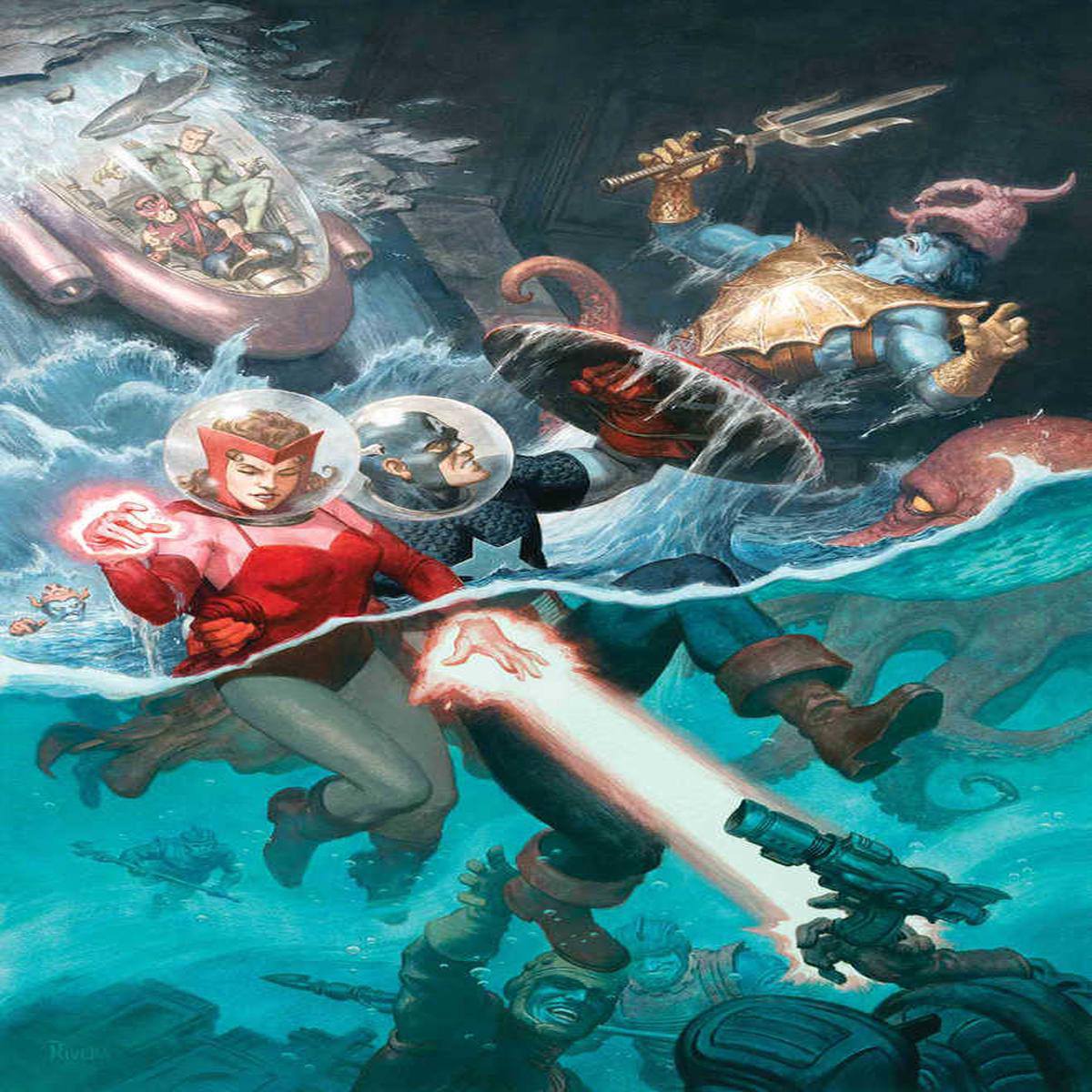 Avengers 20 Rivera Marvels 25th Tribute Variant Vol 8 (2019) Marvel Comics