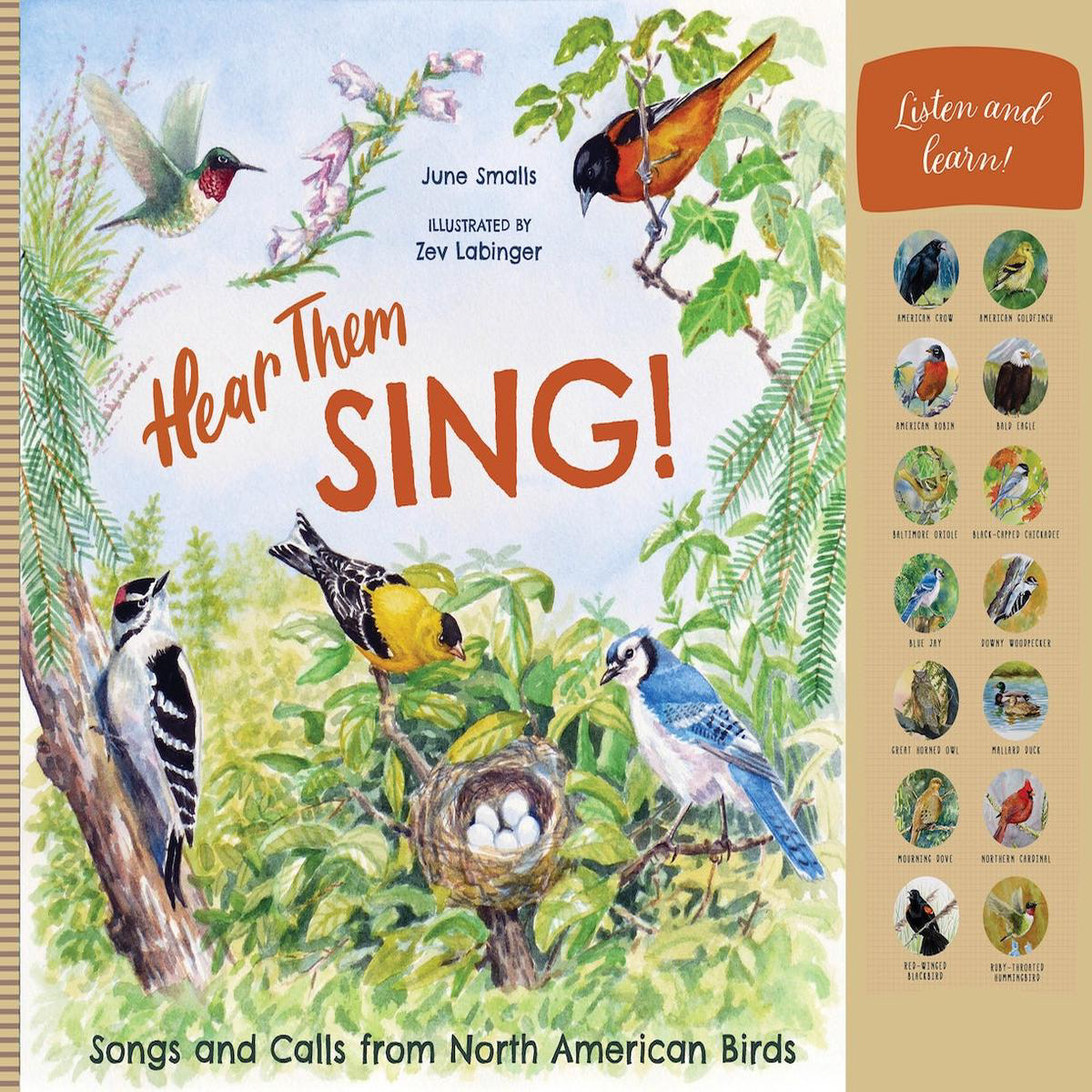 Hear Them Sing 8211 A Kid8217s Book of North American Bird Songs and Calls (Hardback)