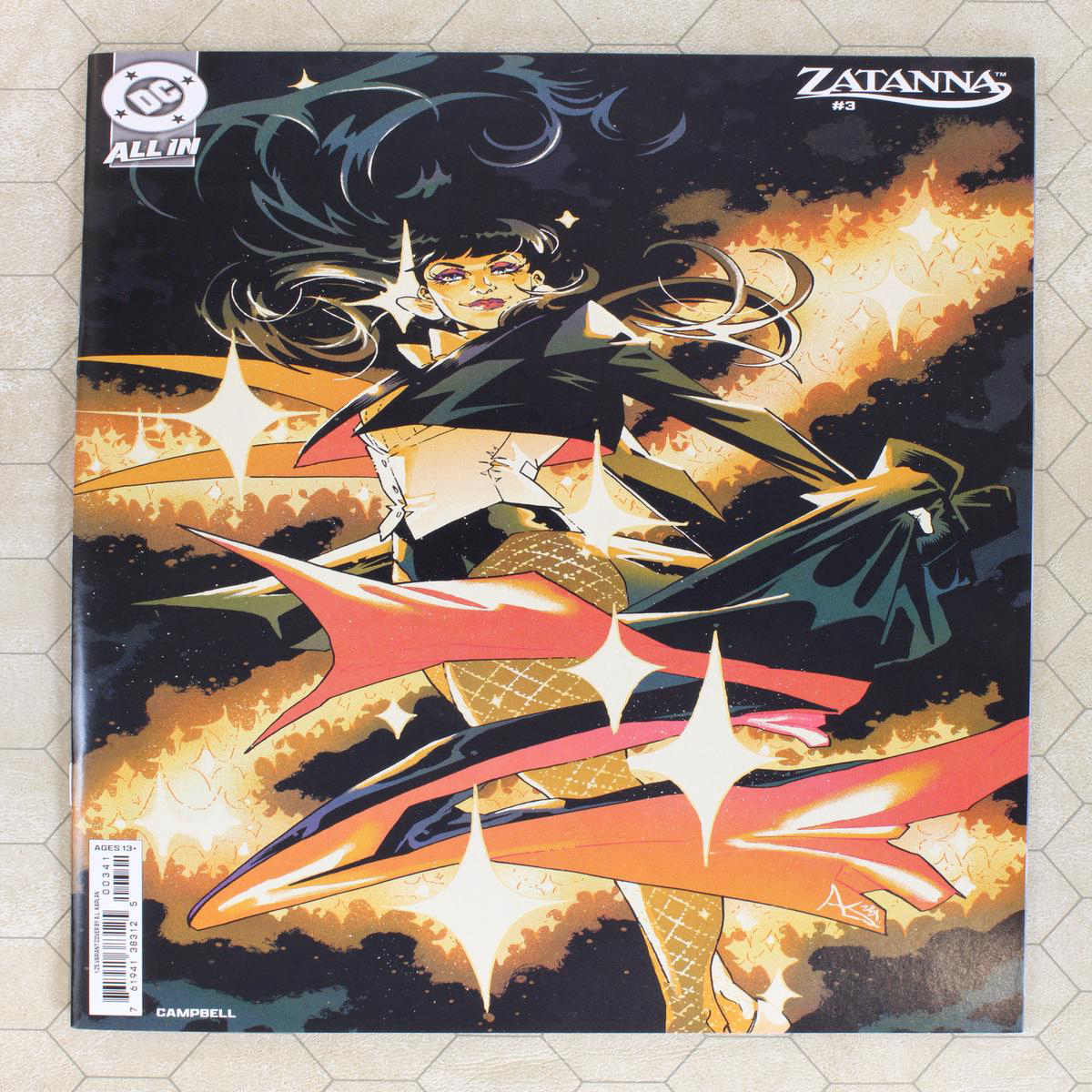 Zatanna 3 Ri 1 in 25 Al Kaplan Card Stock Variant D vol3 (2025) DC Comics NM