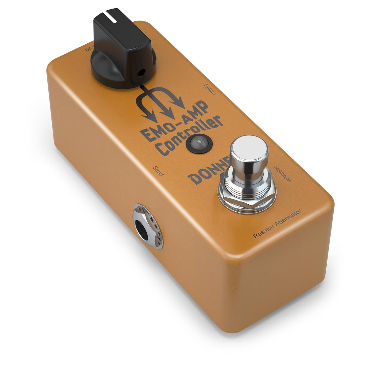 Donner Amp Attenuator Pedal EMO AMP Box Controller Signal Converter Guitar Effect pedal with Mute Footswitch