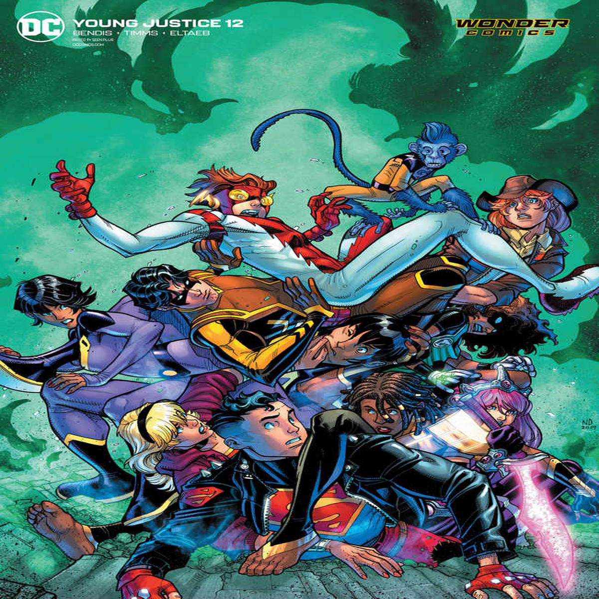 Young Justice 12 Bradshaw Card Stock Variant Edition Vol 3 (2020) DC Comics