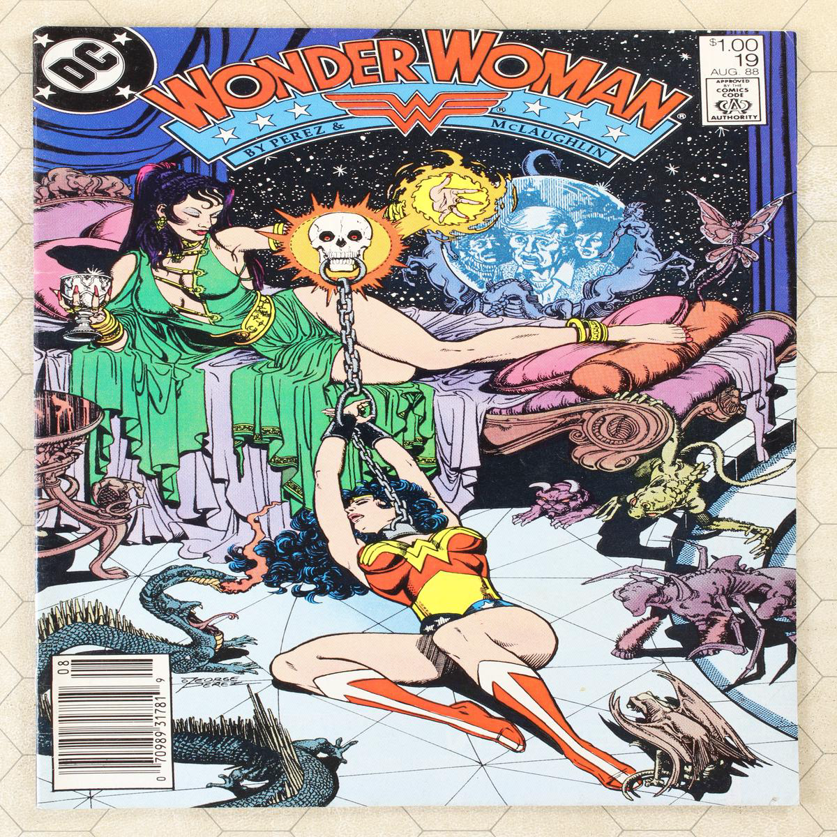 WONDER WOMAN 19 vol 2 (1988) DC Comics 8211 Canadian Price VARIANT 8211 bondage cover