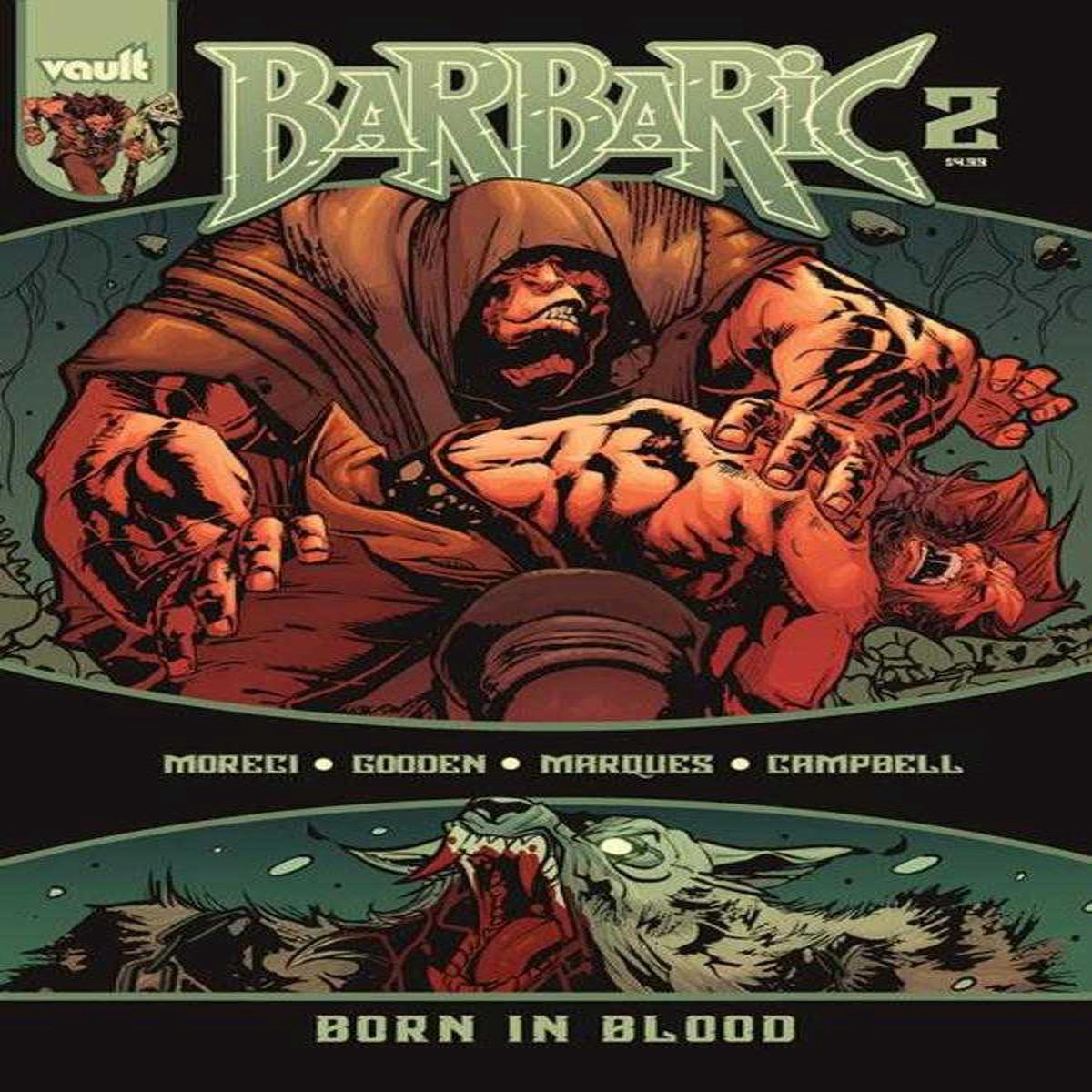 Barbaric Born In Blood 2 (Of 3) Cover A Nathan Gooden (Mature) (2024) Vault Comics